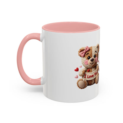 Valentine Teddy "I Love You" Coffee Mug