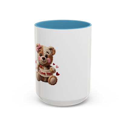Valentine Teddy "I Love You" Coffee Mug