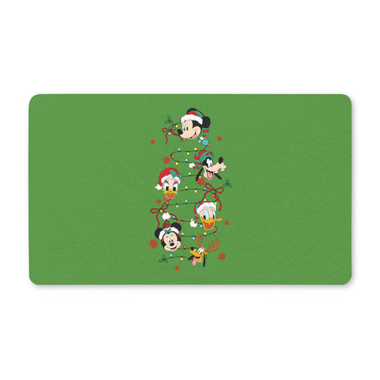 Mickey & Friends Holiday Welcome Mat
