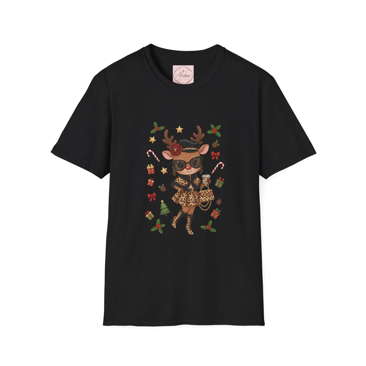 Cute Christmas Reindeer Tee