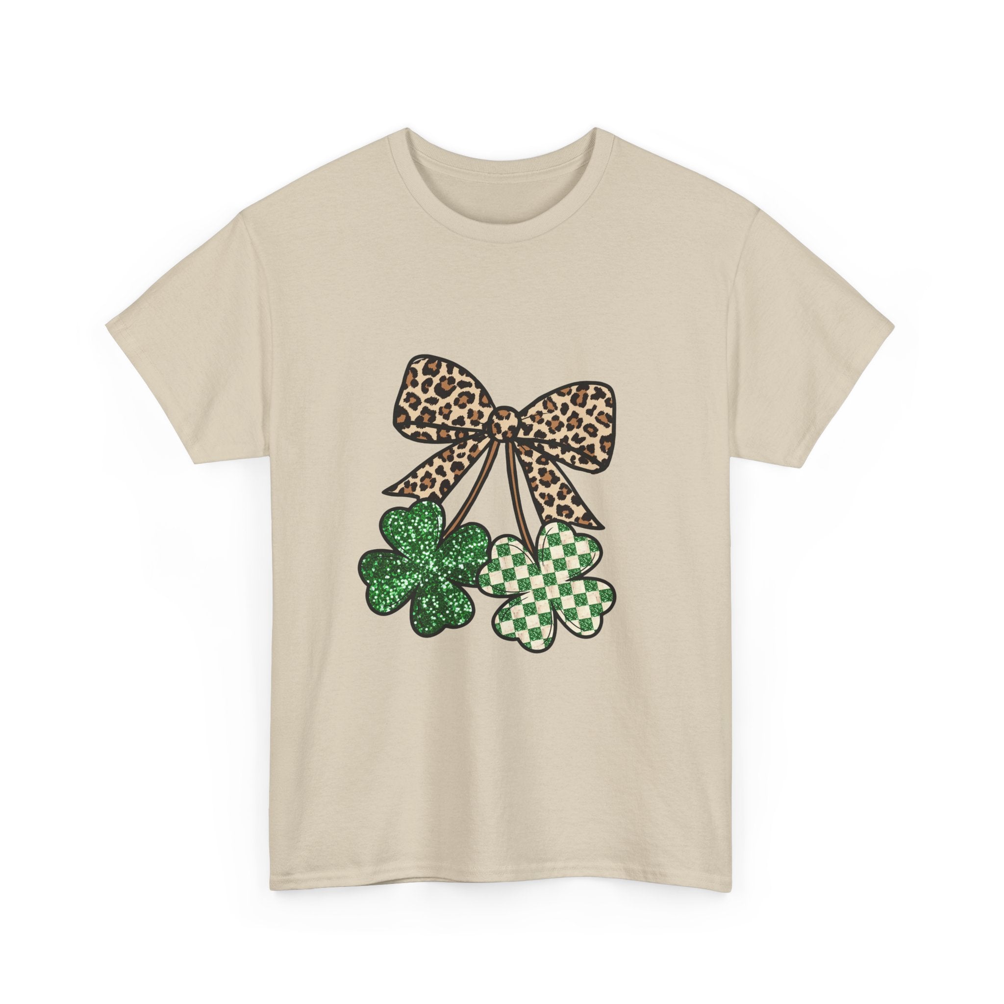 Leopard Bow St. Patrick’s Day Tee
