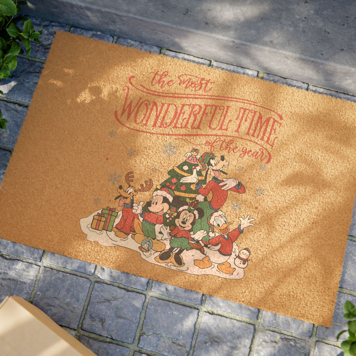 Christmas Mickey "Wonderful Time"e Mat