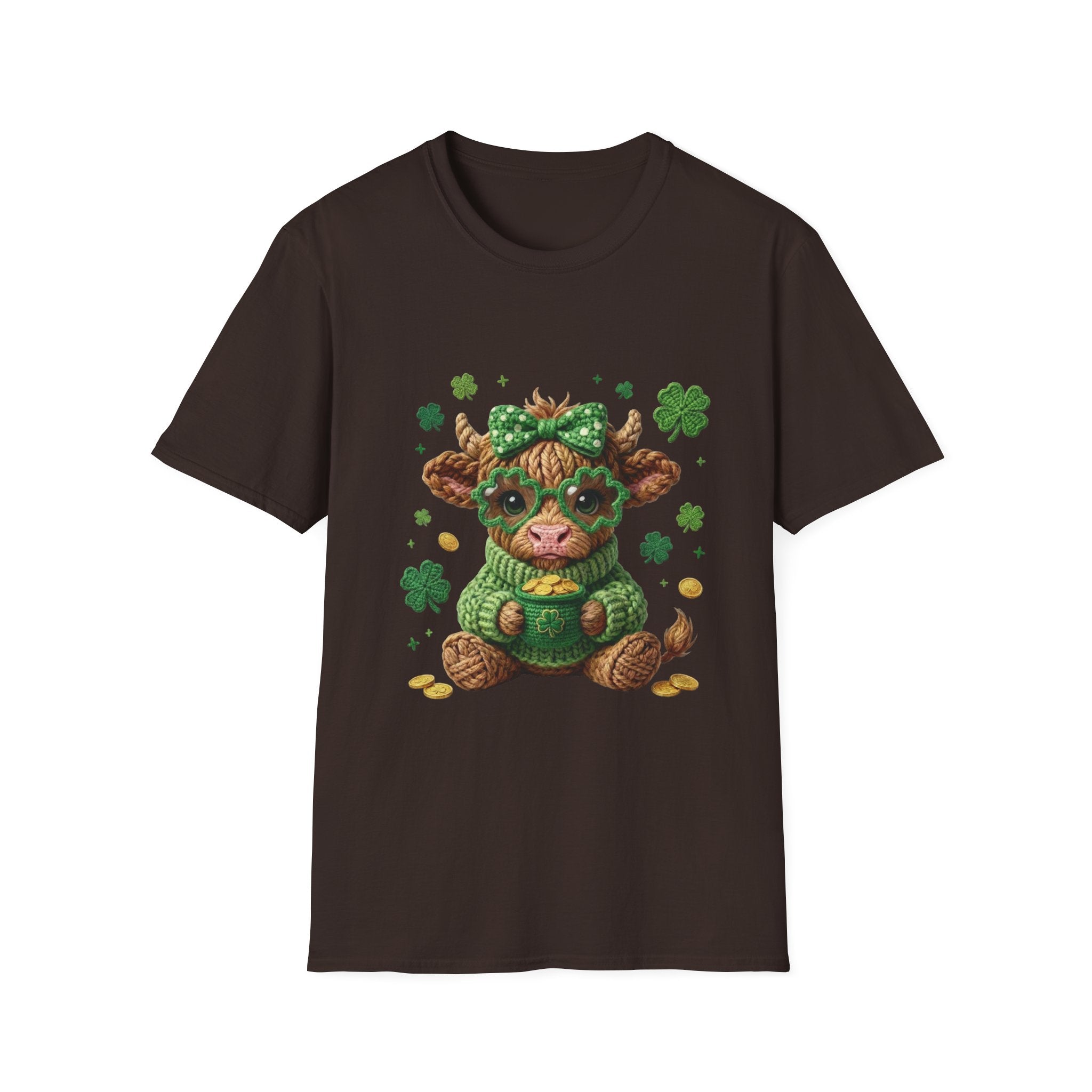 St Patrick's Day Highland Cow Tee