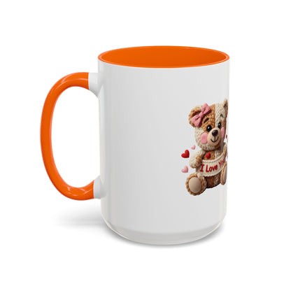 Valentine Teddy "I Love You" Coffee Mug
