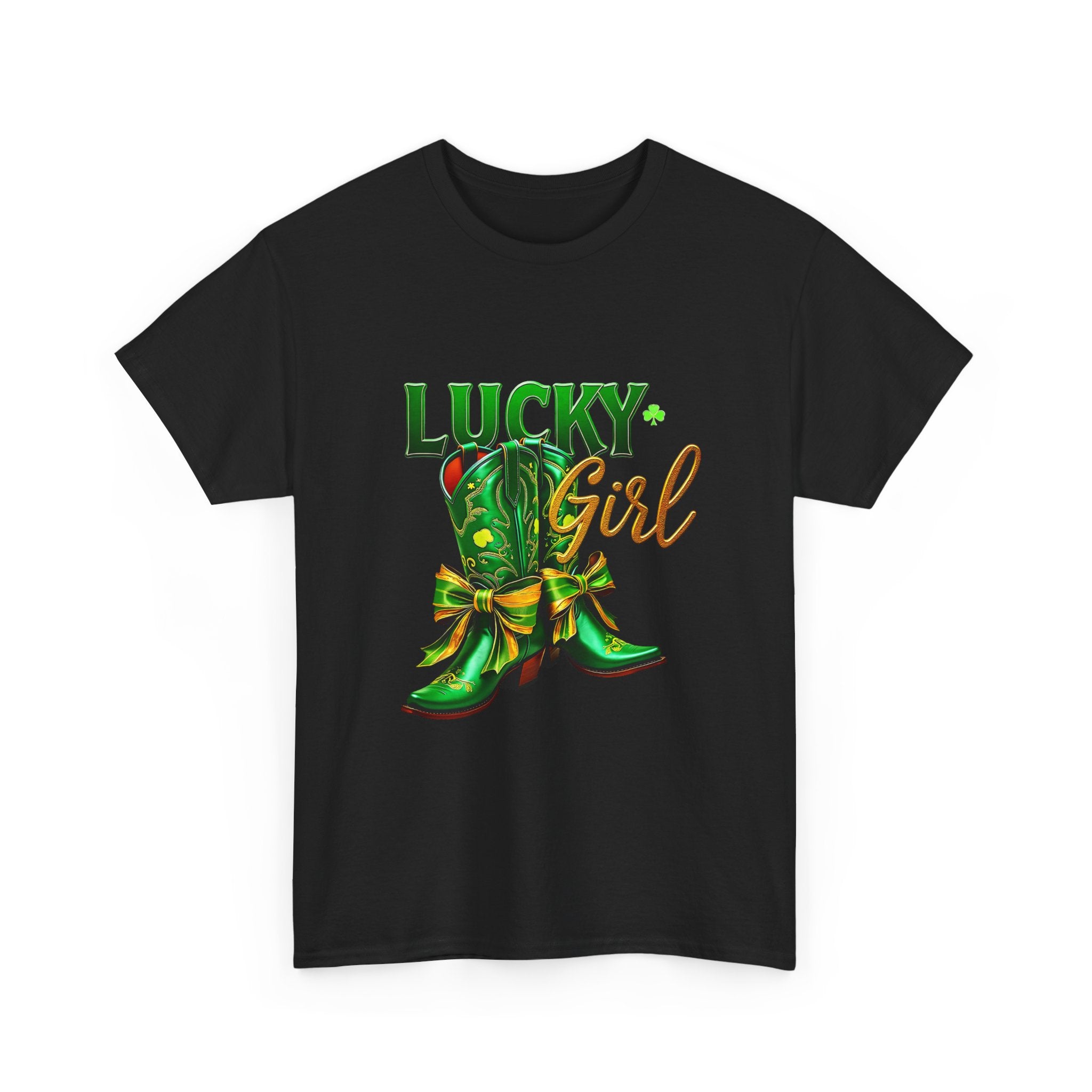 Lucky Girl Cowboy Boots T-Shirt