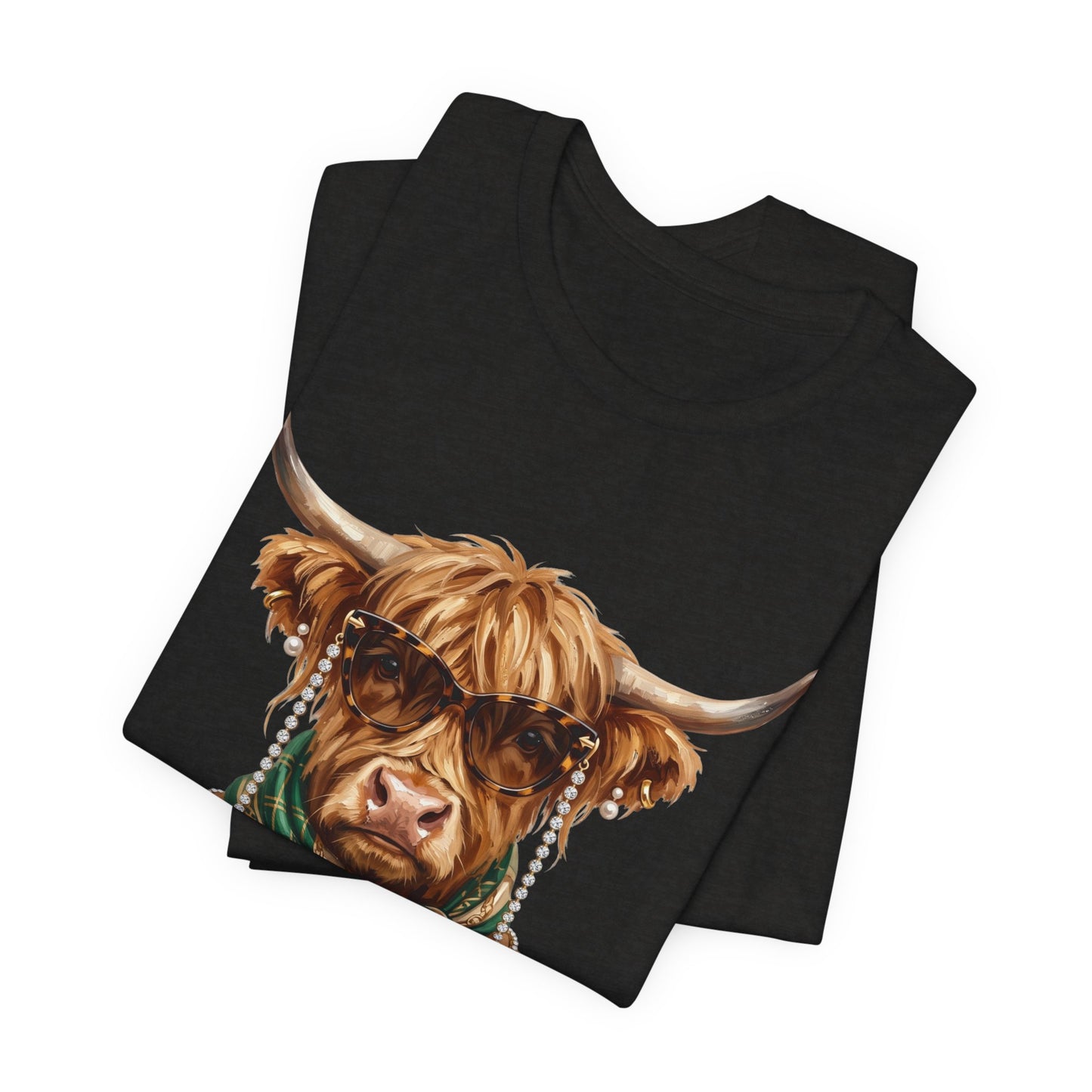 Highland Cow with Scarf Tee