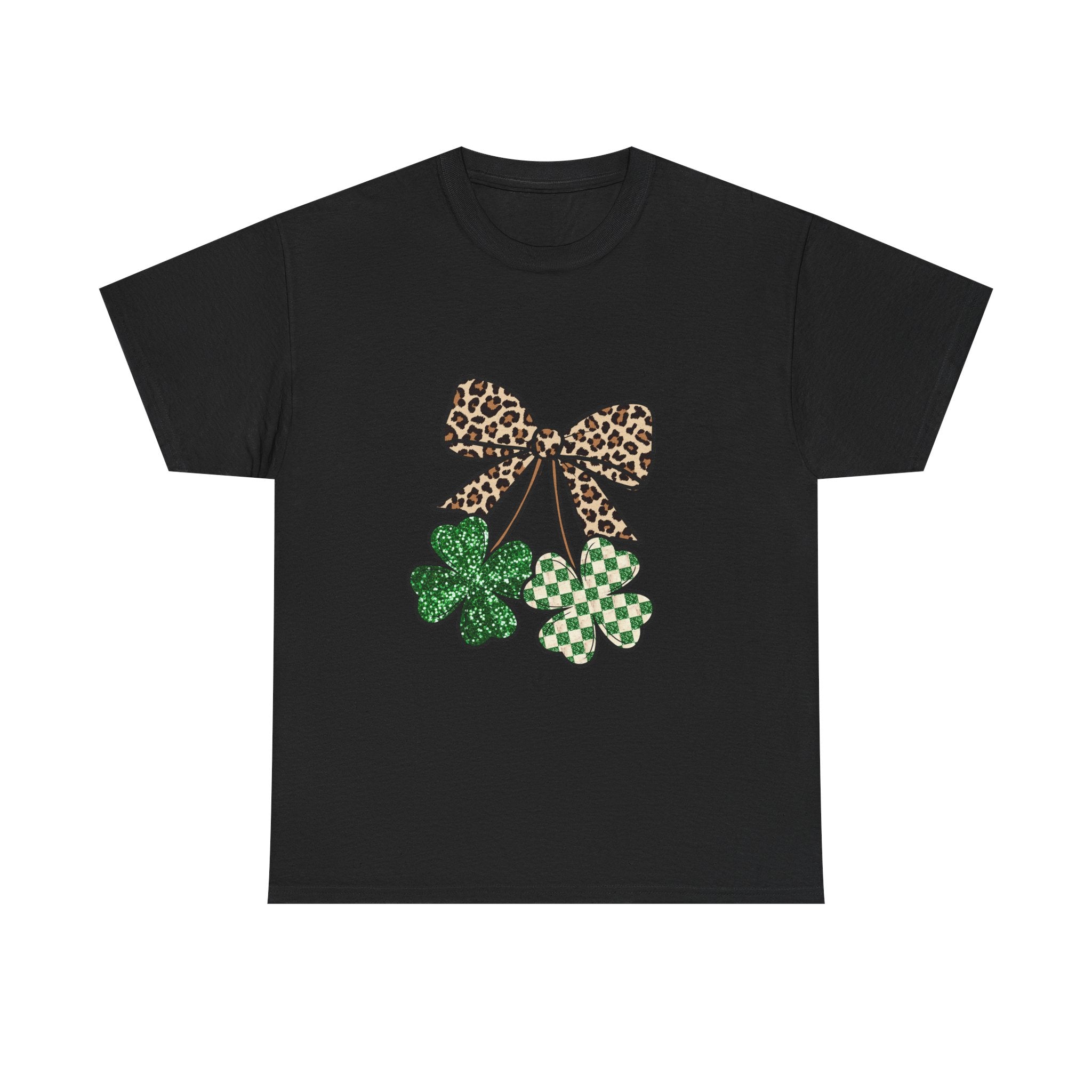 Leopard Bow St. Patrick’s Day Tee