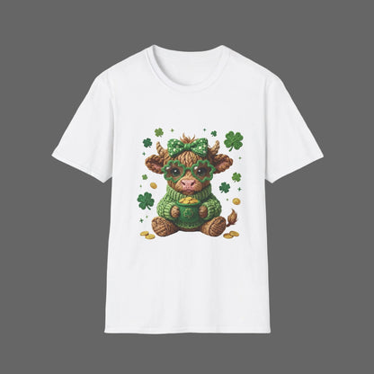 St Patrick's Day Highland Cow Tee