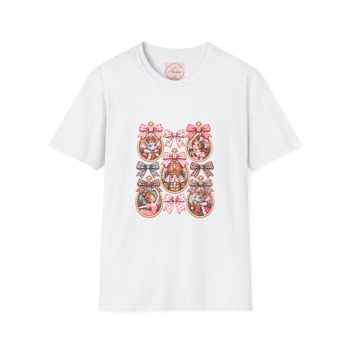 Pink Vintage Christmas Tee