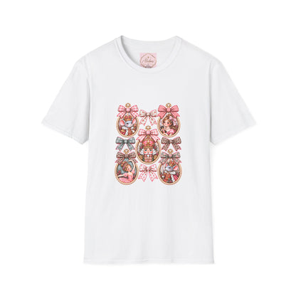 Pink Vintage Christmas Tee