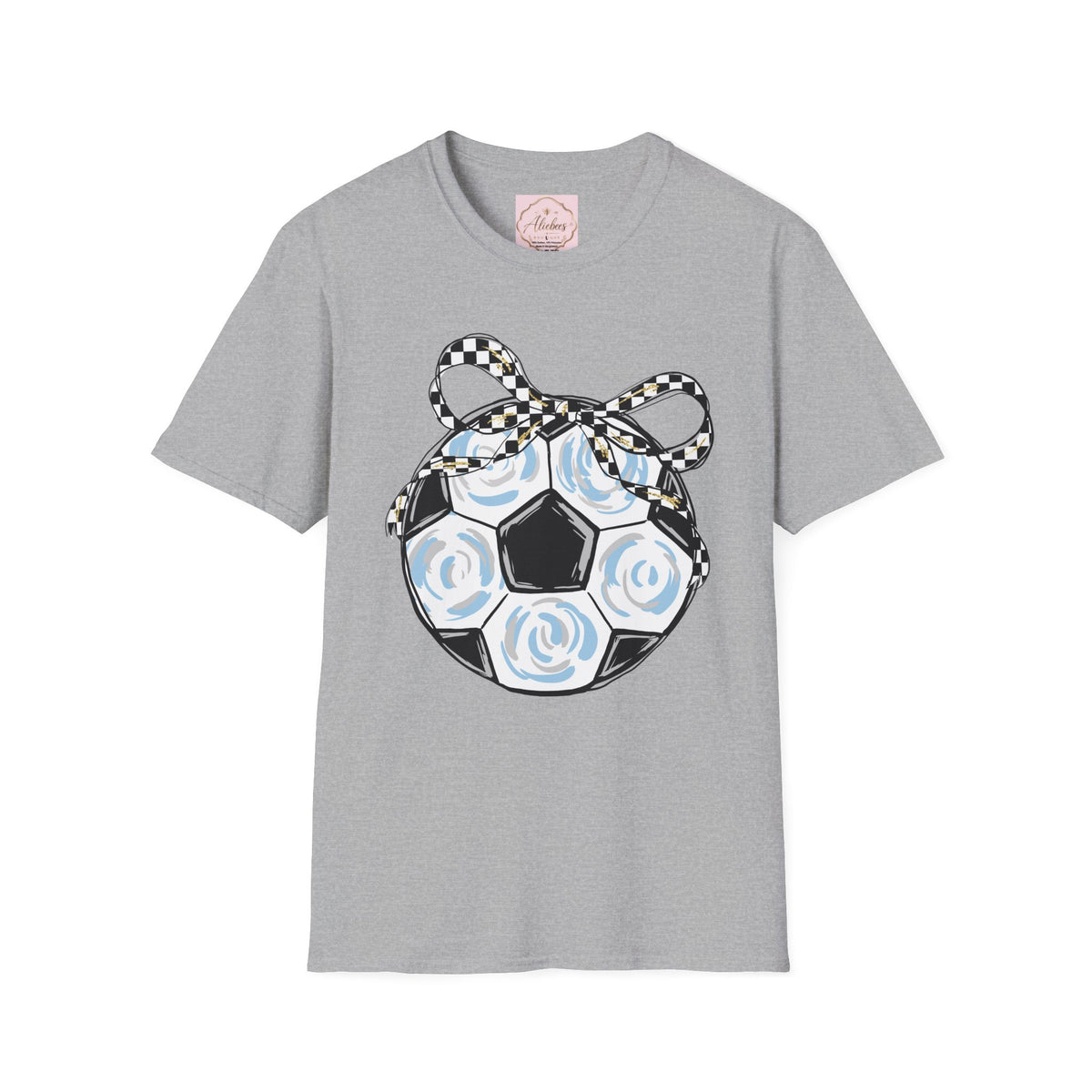 Soccer Ball Bow Tee
