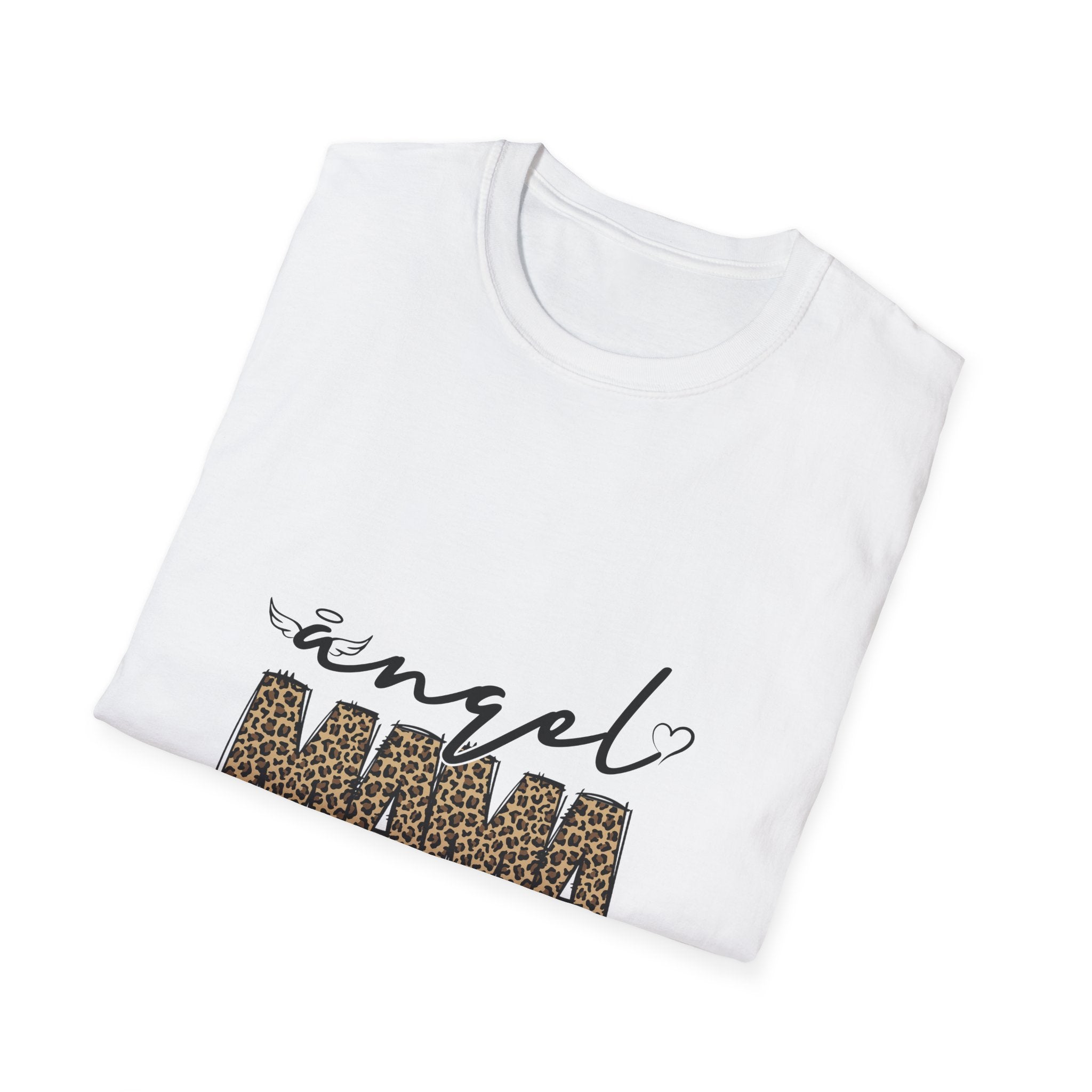 Angel Mama Leopard Print T-Shirt