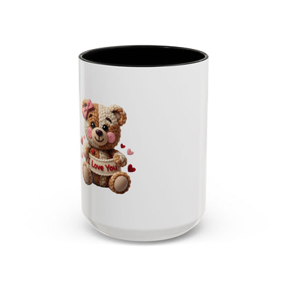 Valentine Teddy "I Love You" Coffee Mug