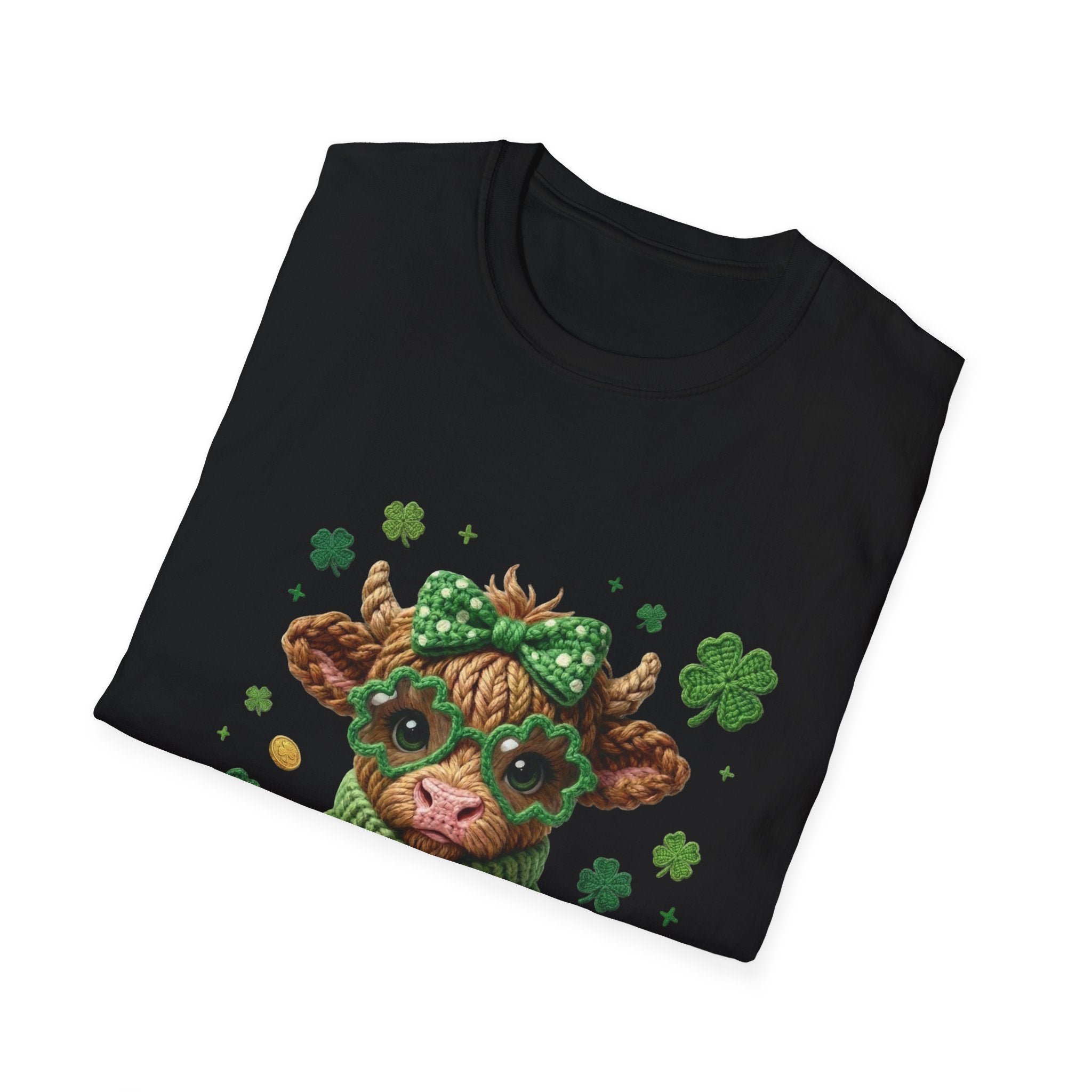 St Patrick's Day Highland Cow Tee