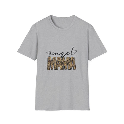 Angel Mama Leopard Print T-Shirt