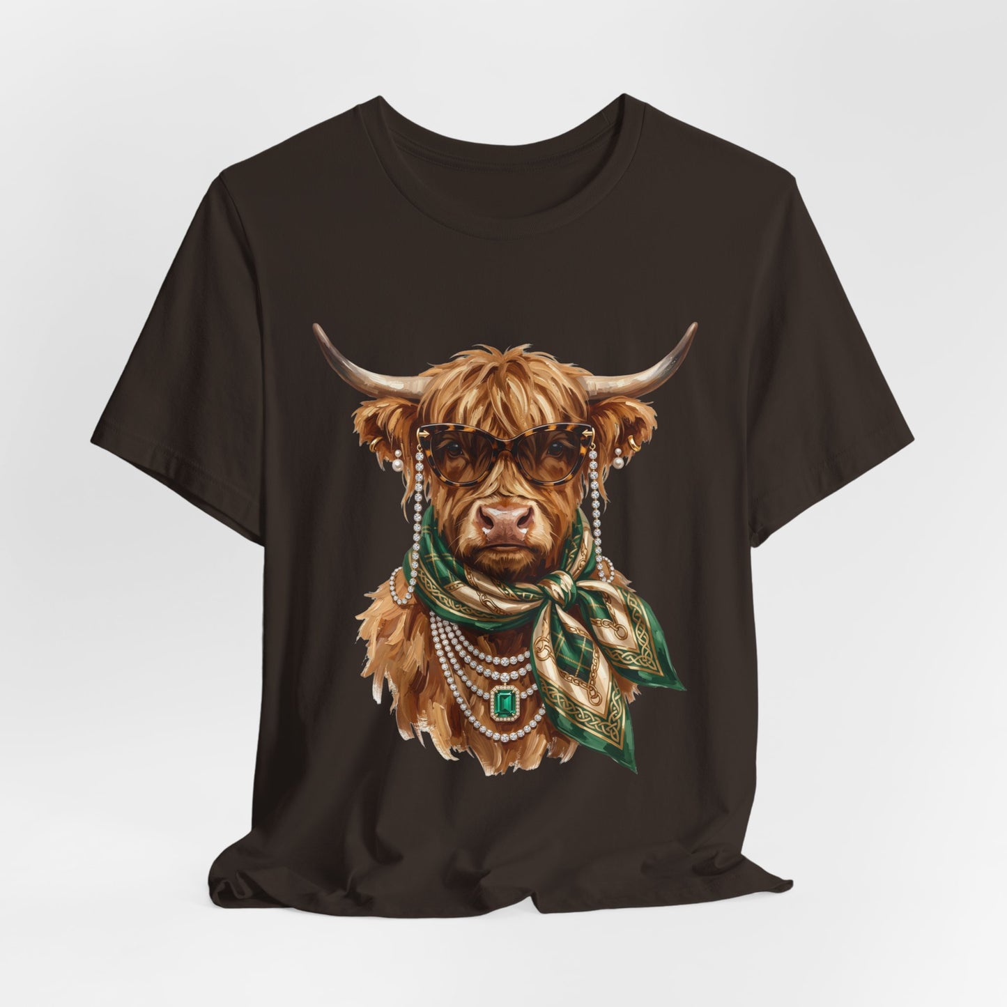 Highland Cow with Scarf Tee