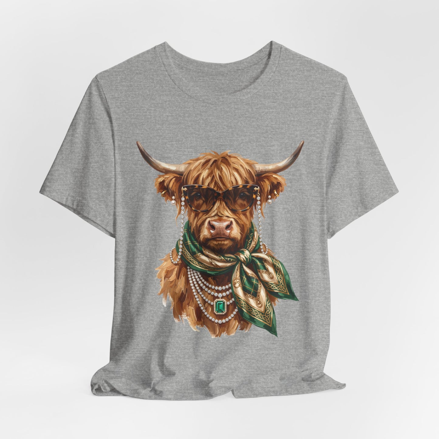 Highland Cow with Scarf Tee