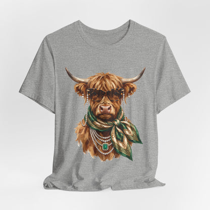 Highland Cow with Scarf Tee