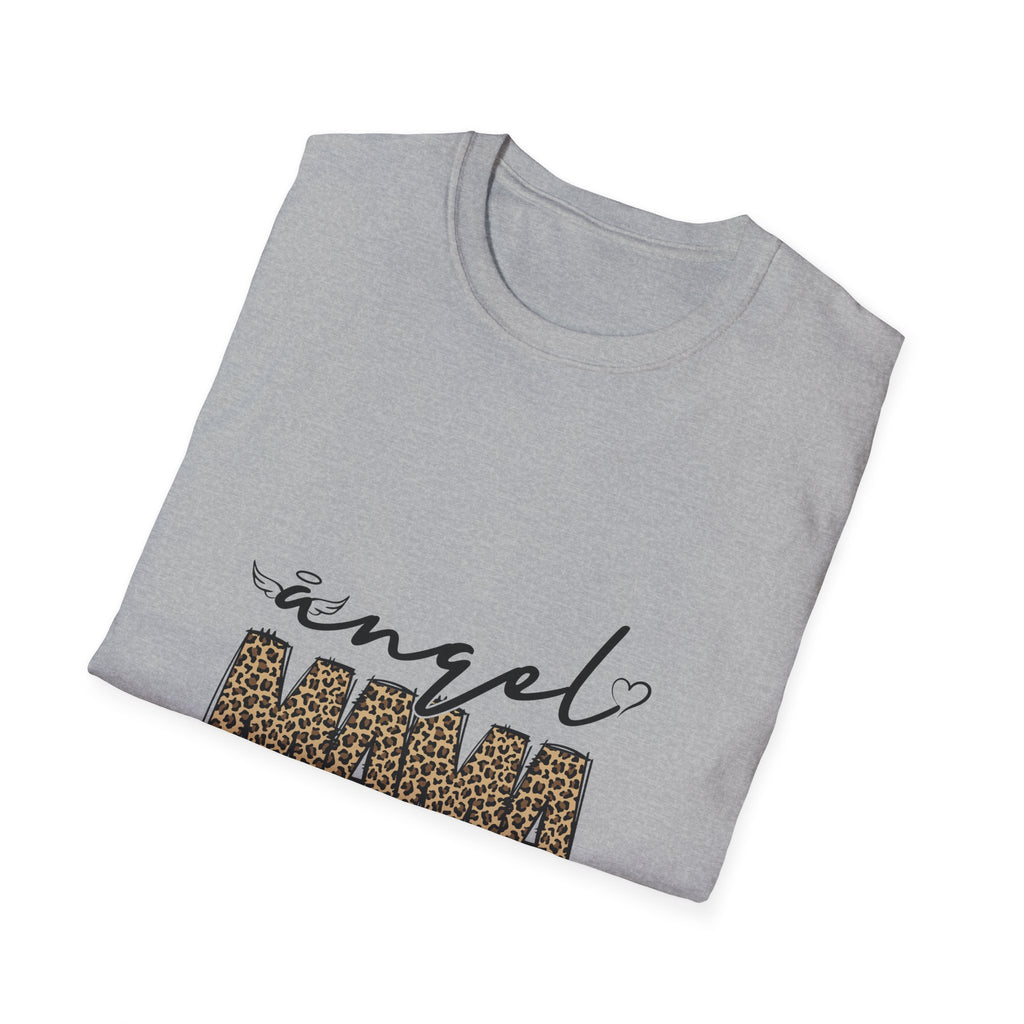 Angel Mama Leopard Print T-Shirt