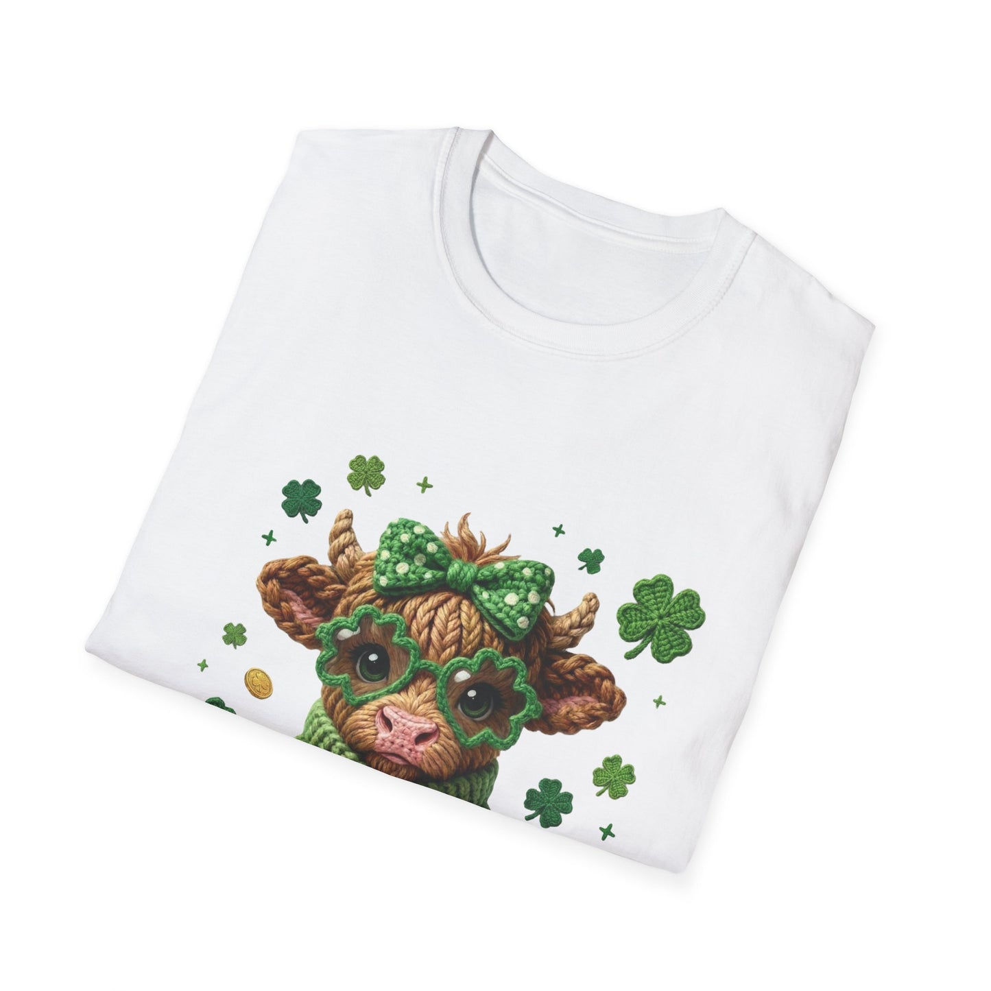 St Patrick's Day Highland Cow Tee