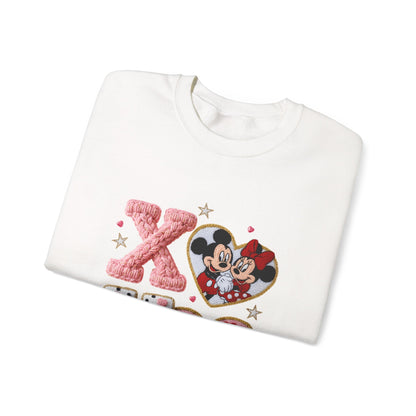 Valentine Mickey & Minnie XOXO Crewneck Sweatshirt