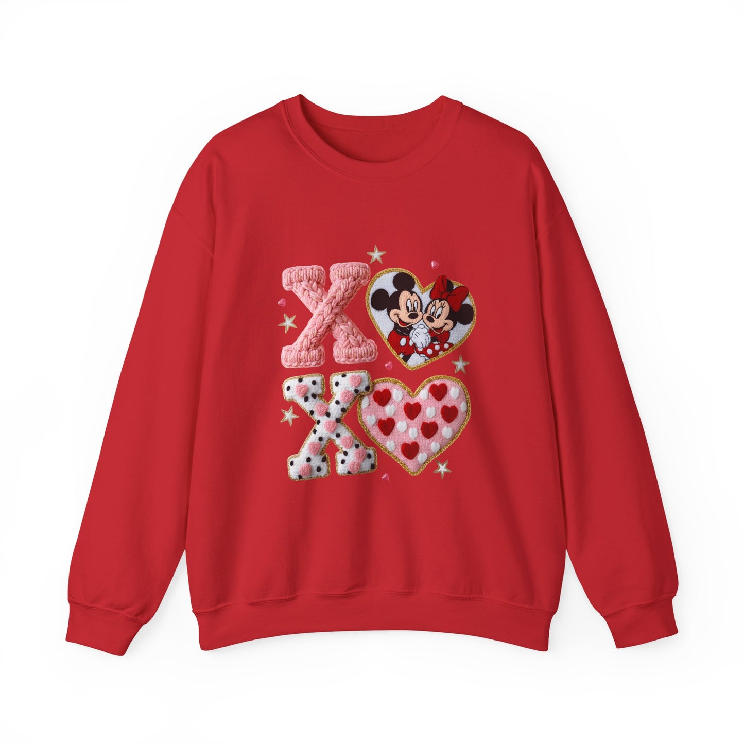 Valentine Mickey & Minnie XOXO Crewneck Sweatshirt