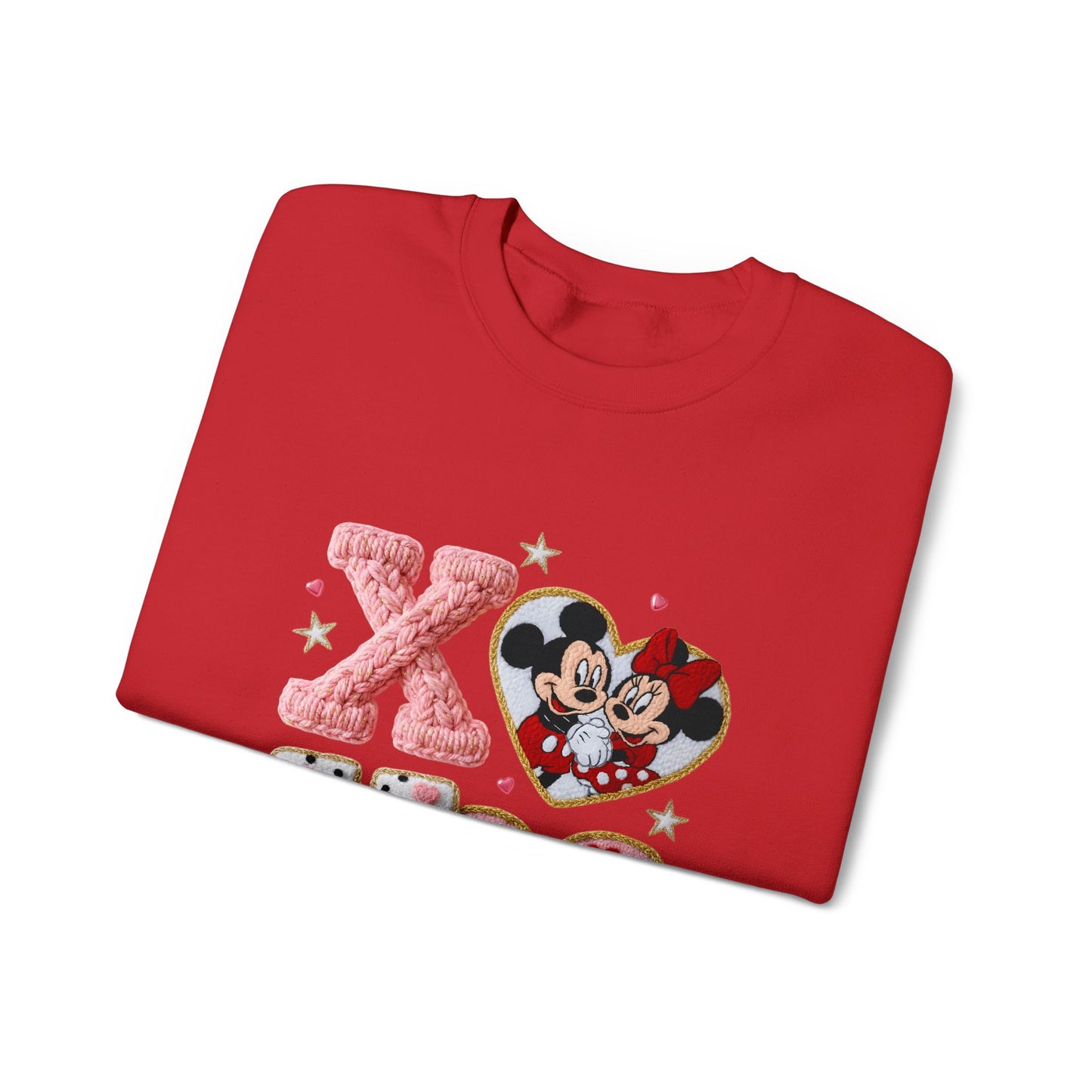 Valentine Mickey & Minnie XOXO Crewneck Sweatshirt