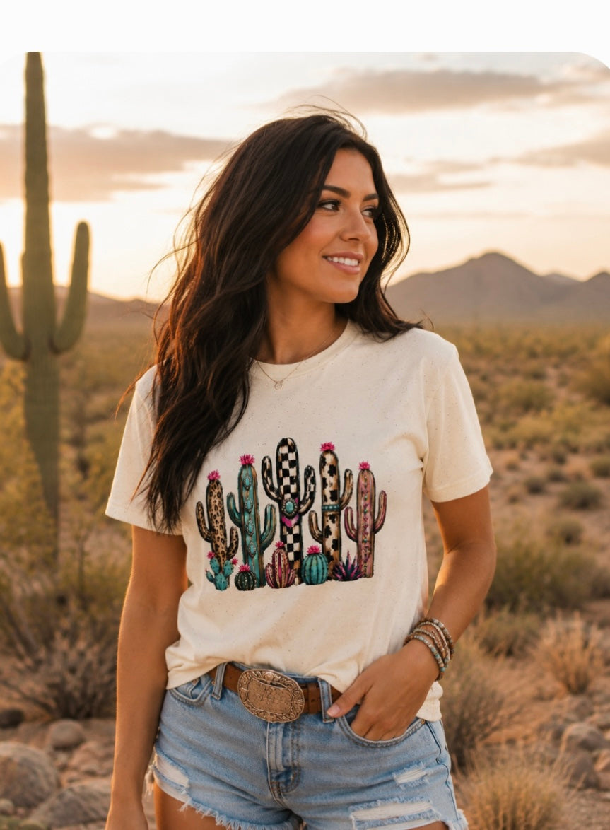 Cactus Row Graphic Tee